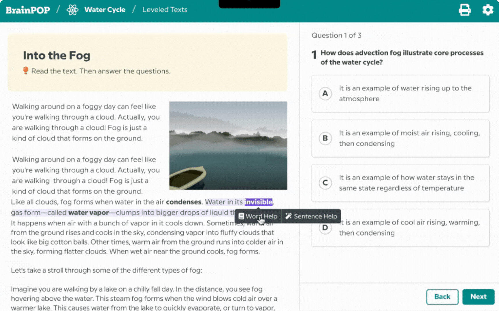 Connect Texts BrainPop
