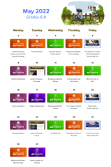May 2022 DE Activity Cal