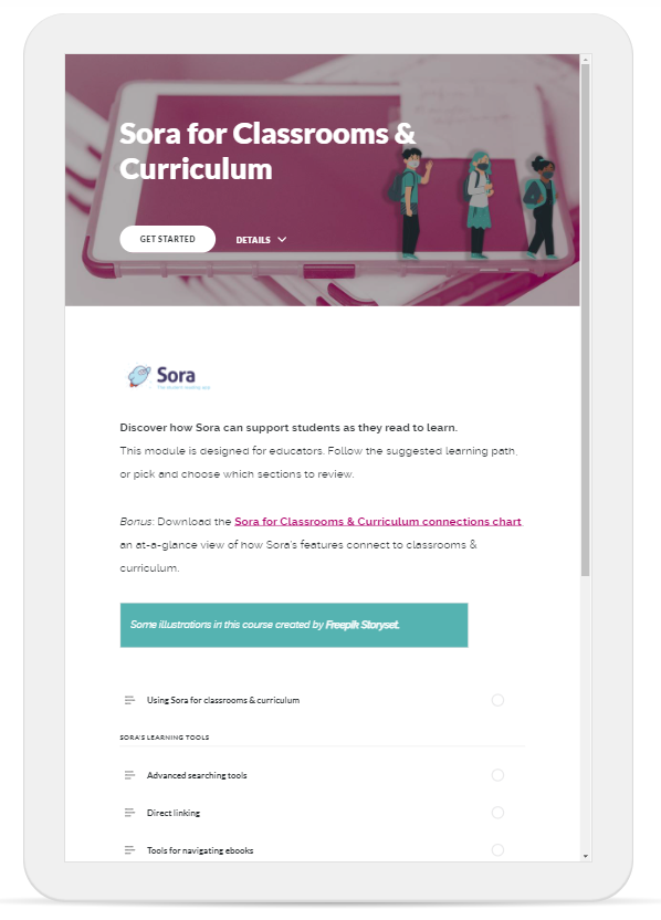 Sora Training & Classroom Resources